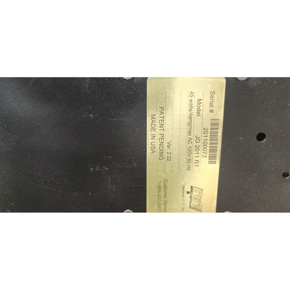 Jigglin' George New Life Bed Exerciser Model JG 2011 R1 Ver.  2.02 Made In USA - Picture 3 of 8